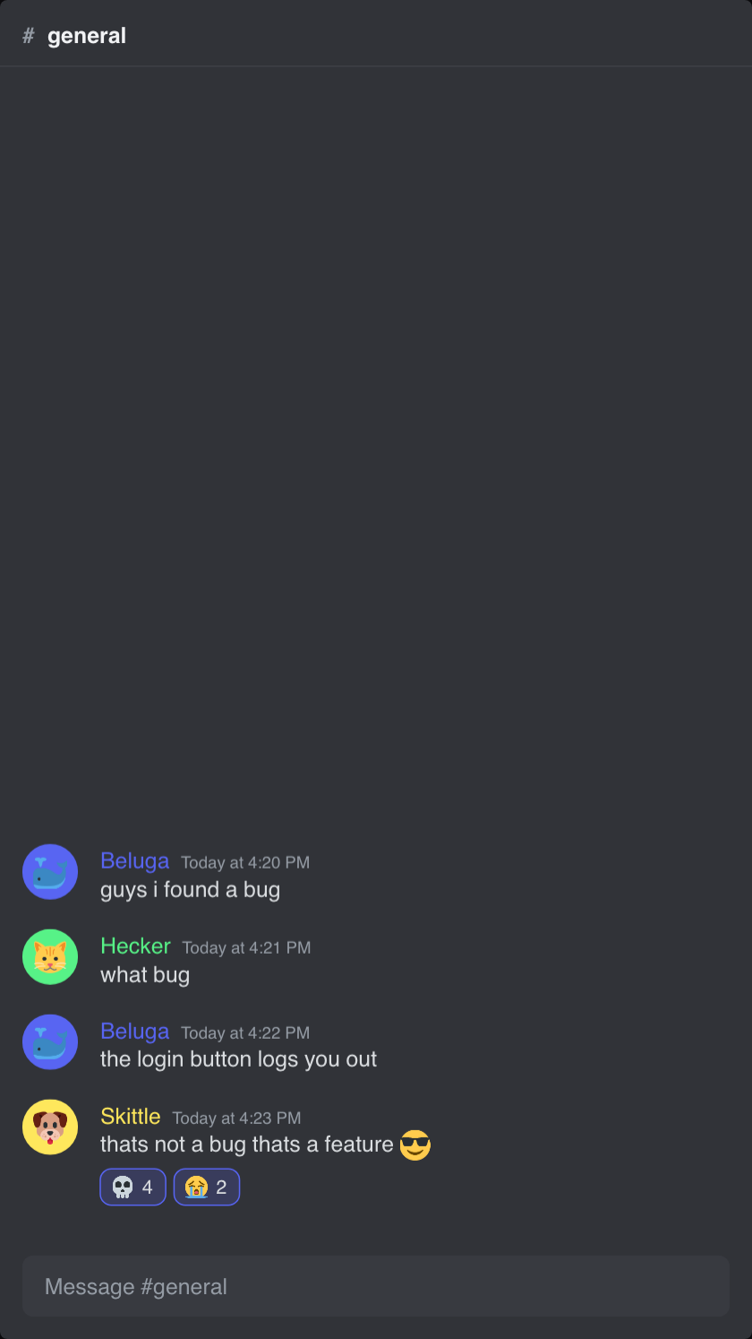 Discord-style preview